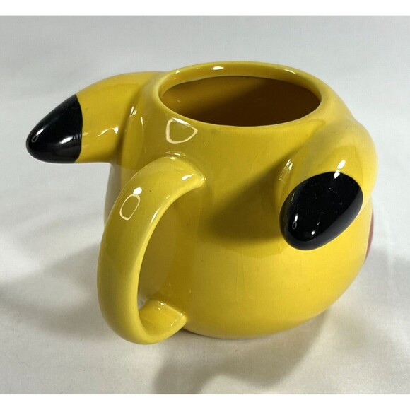 Just Funky 16oz Pokémon Official Pikachu Face Yellow Premium Ceramic Coffee Mug - Picture 4 of 9